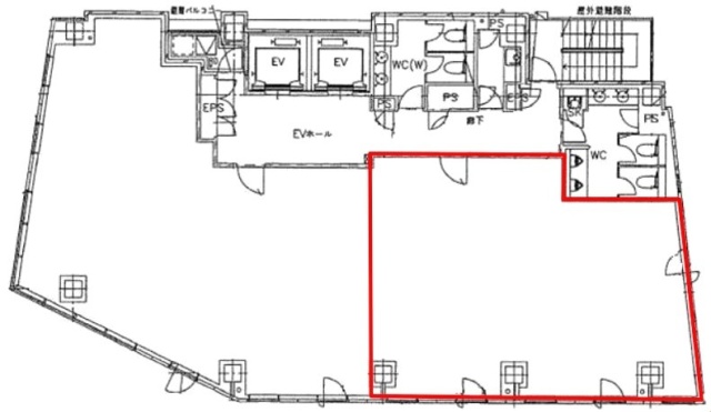 麹町市原ビル5F 間取り図