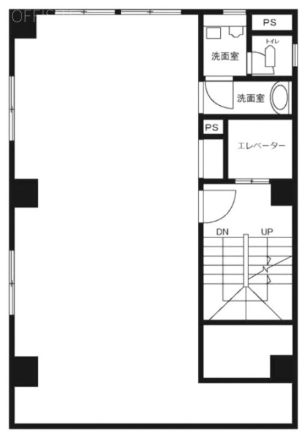 グランデ新橋ビル2F 間取り図
