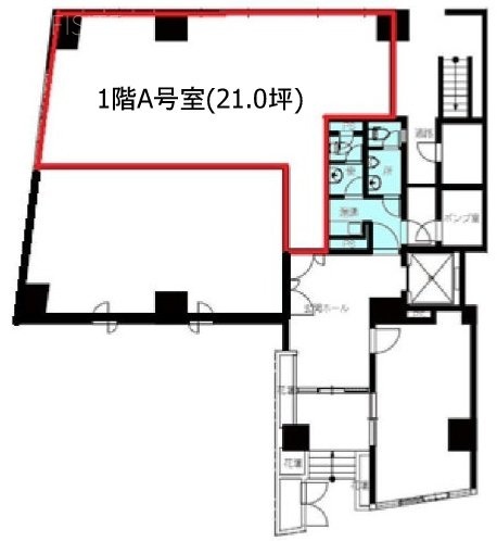 US半蔵門ビルA 間取り図