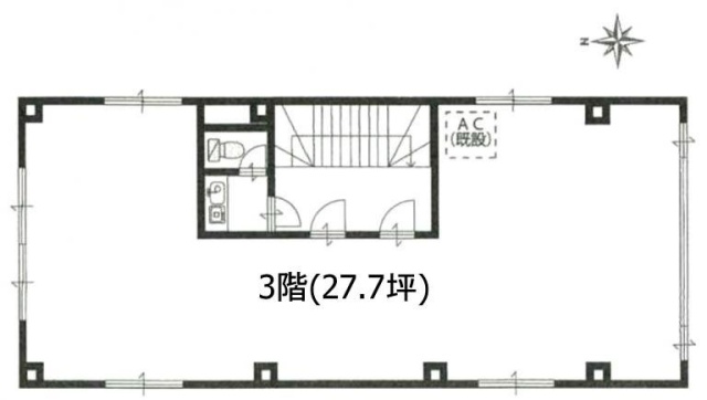 JC湯島ビル3F 間取り図