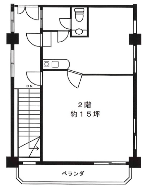 岡村ビル2F 間取り図
