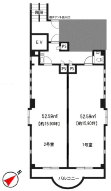 第一荒井ビル202 間取り図