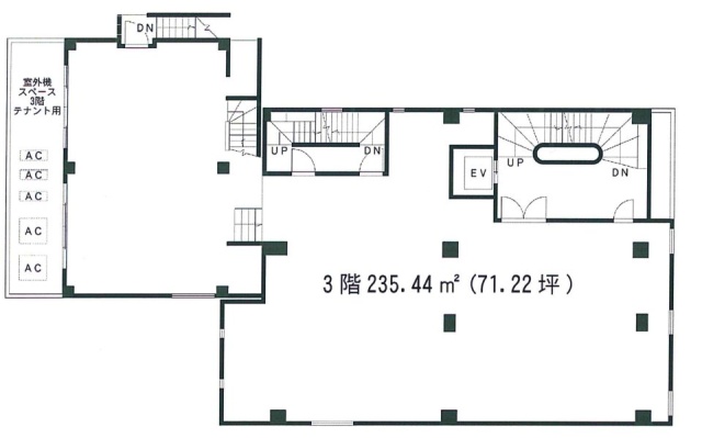 エビス会館ビル3F 間取り図