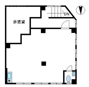 330ビル2F 間取り図