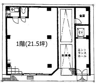 鈴武ビル1F 間取り図