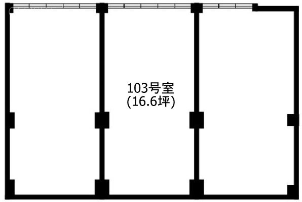 タカシマ志村マンション103 間取り図