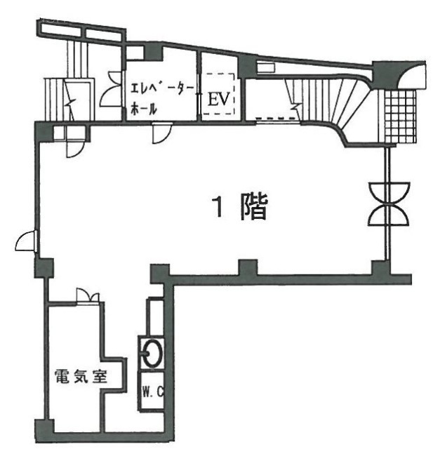 第2丸芝ビル1F 間取り図