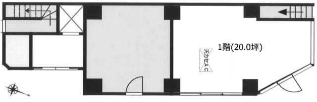 JF新宿御苑ビル1F 間取り図