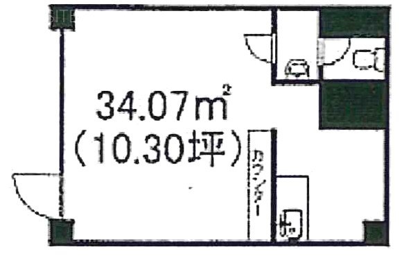 後藤相互ビル103 間取り図