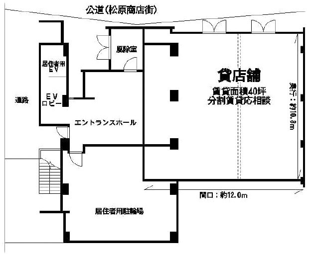 カンパニーレ横浜ビル1F 間取り図