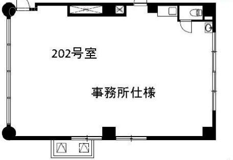 第一ベルペペビル202 間取り図
