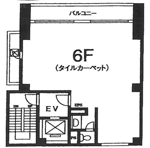 山本ビル6F 間取り図