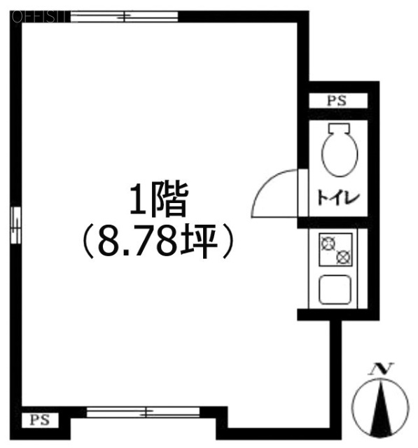 (仮)台東3丁目ビル1F 間取り図