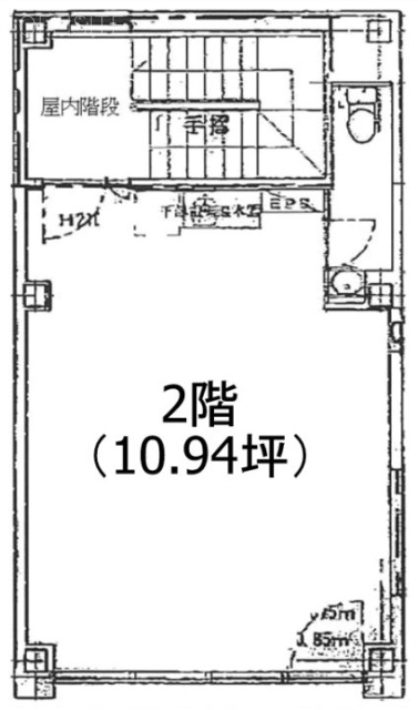 STトミタ2F 間取り図