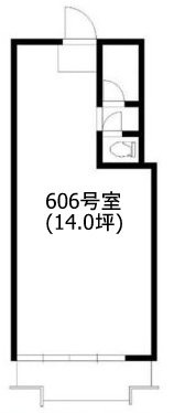 光雲閣606 間取り図