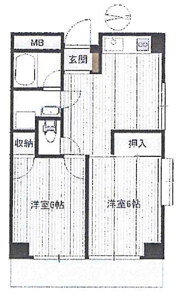 ジャコワ東日本橋マンション901 間取り図