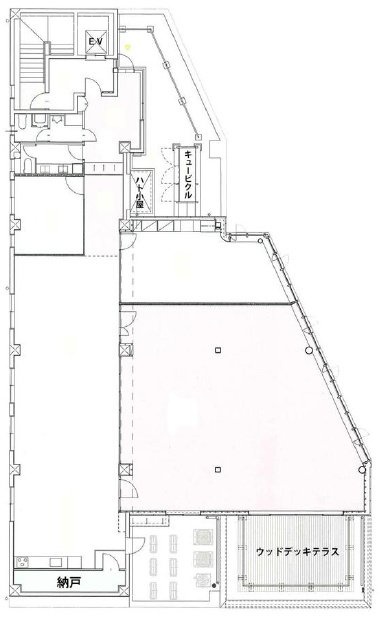 こだまビル5F 間取り図