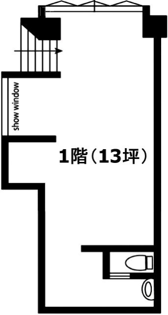 セレサ代官山1F 間取り図