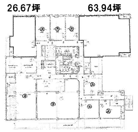 ドイツ文化会館OAGビル409 間取り図