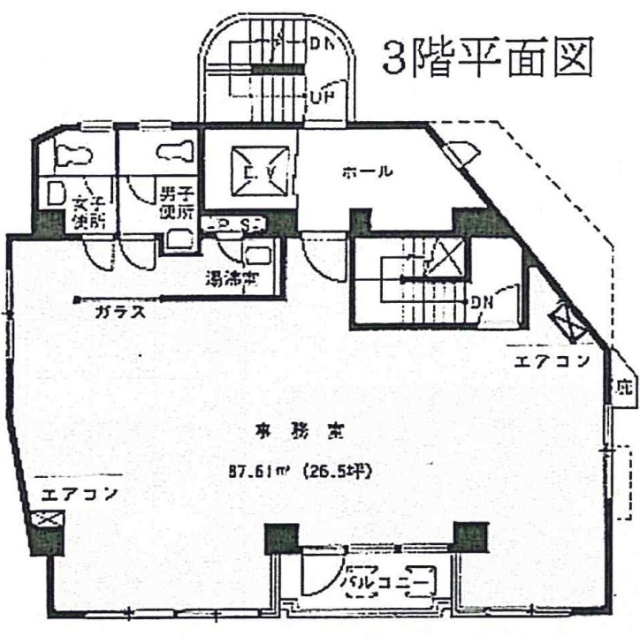 マル星第一ビル3F 間取り図