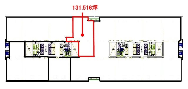 芝パークビルA館 間取り図