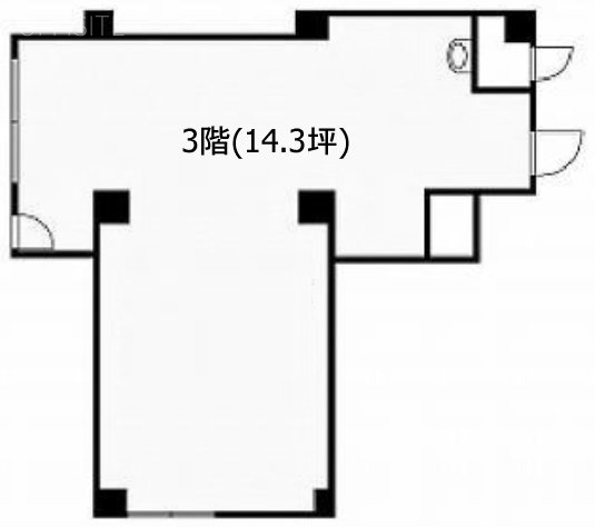 ライオンズマンション小石川台ビル3F 間取り図