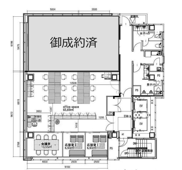 少年画報ビル801 間取り図