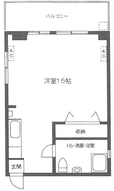 五反田高砂ビル101 間取り図