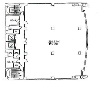 エキニア新宿5F 間取り図