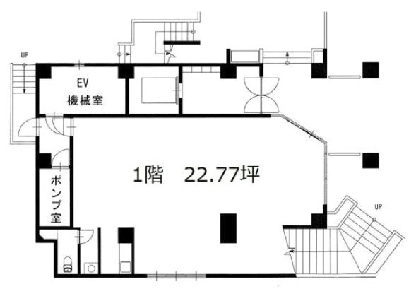 エムアイビル1F 間取り図