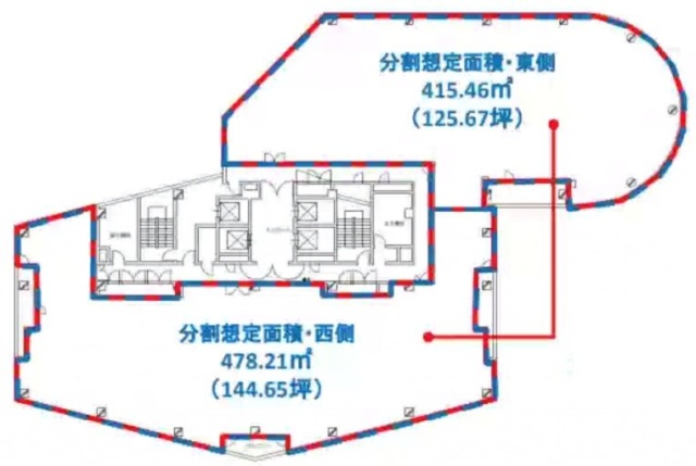 京阪世田谷ビル4F 間取り図