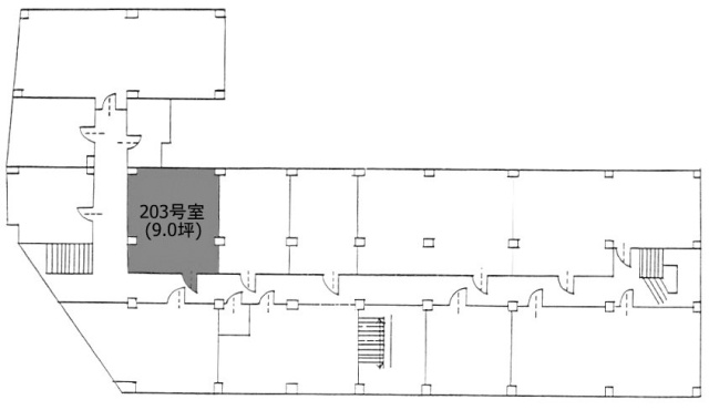 松岡九段ビル203 間取り図