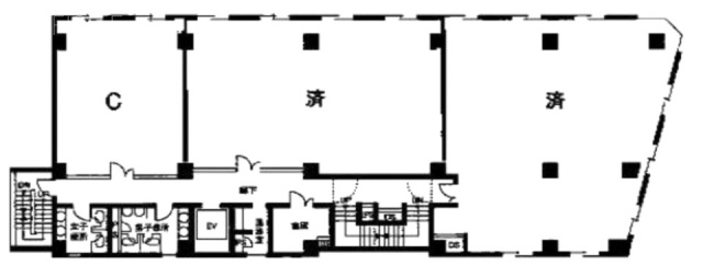 新宿加藤ビルC 間取り図