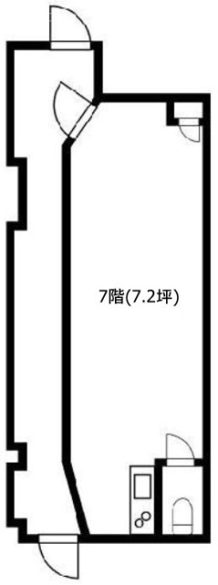 共同ビル新八重洲口7F 間取り図