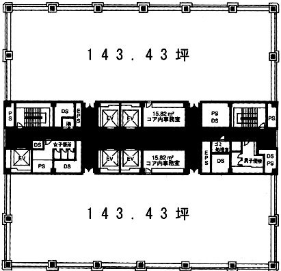 新お茶の水ビル2F 間取り図