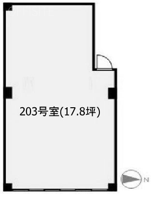 小林会館203 間取り図