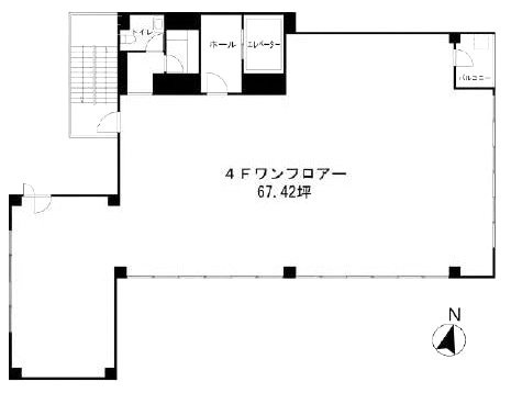 東京千鳥屋ビル4F 間取り図