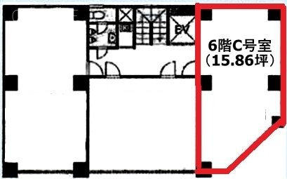 IB第1ビルC 間取り図