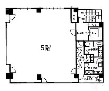 ユニティ池袋5F 間取り図