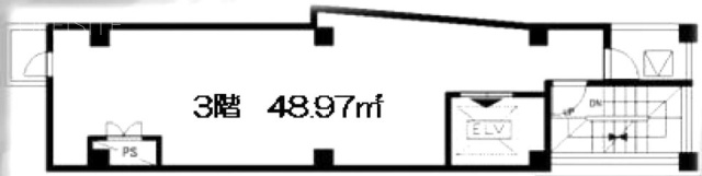 渋谷ダイヤモンドビル3F 間取り図