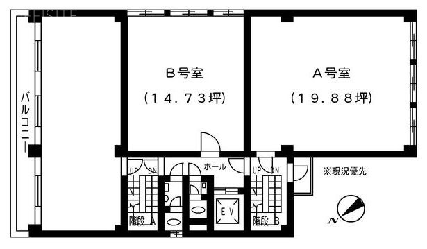 大野屋ビルA 間取り図