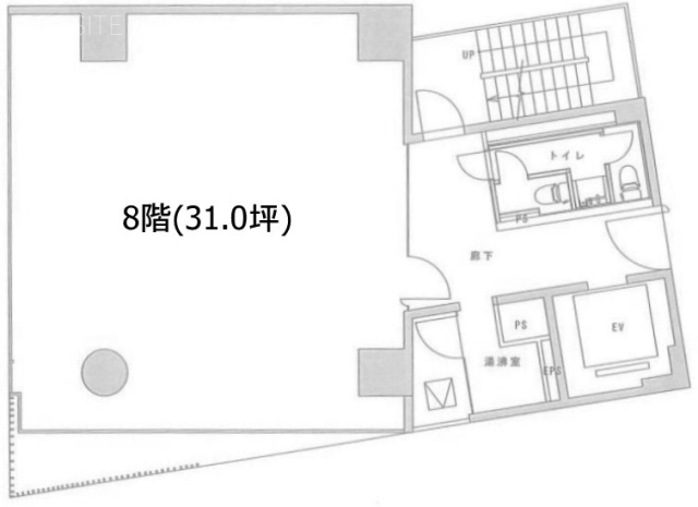湯島スクウェアビル8F 間取り図