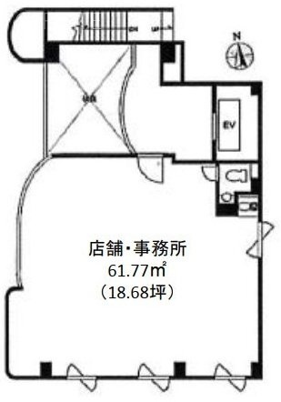 シンク白山ビル2F 間取り図