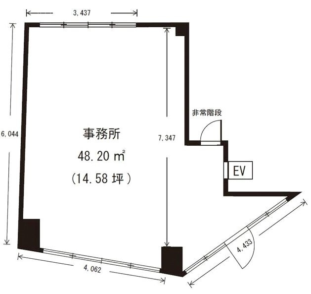 スガモプラザビルA棟 間取り図