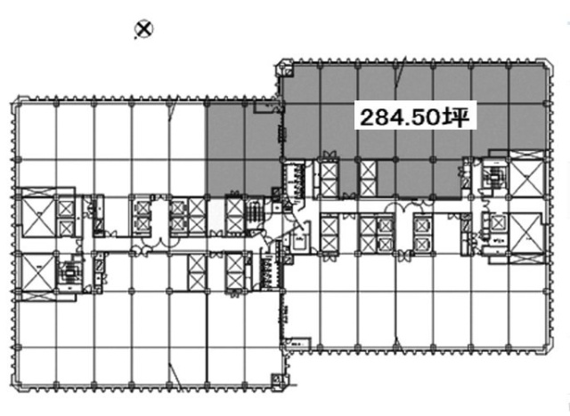 アーク森ビル17F 間取り図