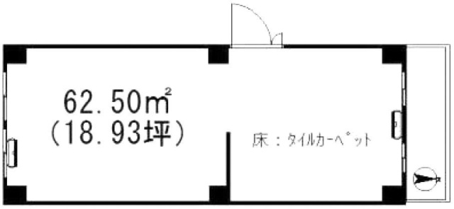 武蔵ビル403 間取り図