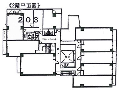 代々木シティホームズ203 間取り図