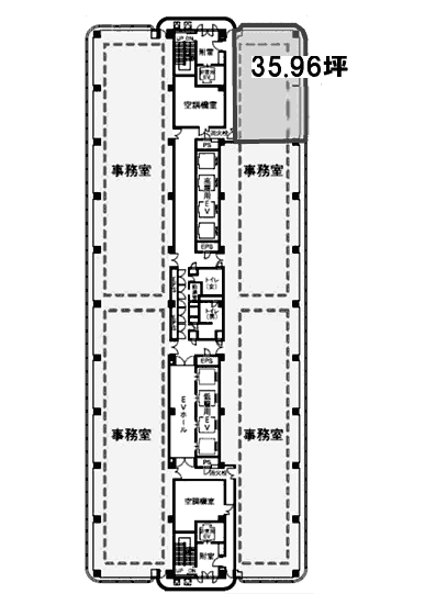 横浜STビル508 間取り図