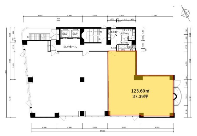 五反田HSビル9F 間取り図