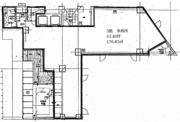 代々木フォレストビル5F 間取り図